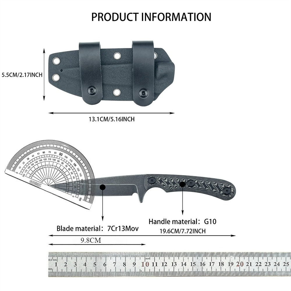 Everyday Carry (Edc) Knife - Ножи с фиксированным клинком Full Tang,