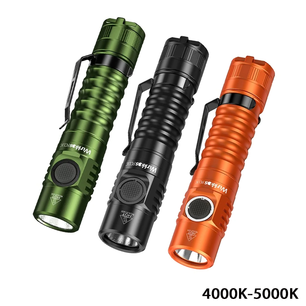 Edc Carry Flashlight - Фонарь Wurkkos FC11C EDC, 519A, 18650,