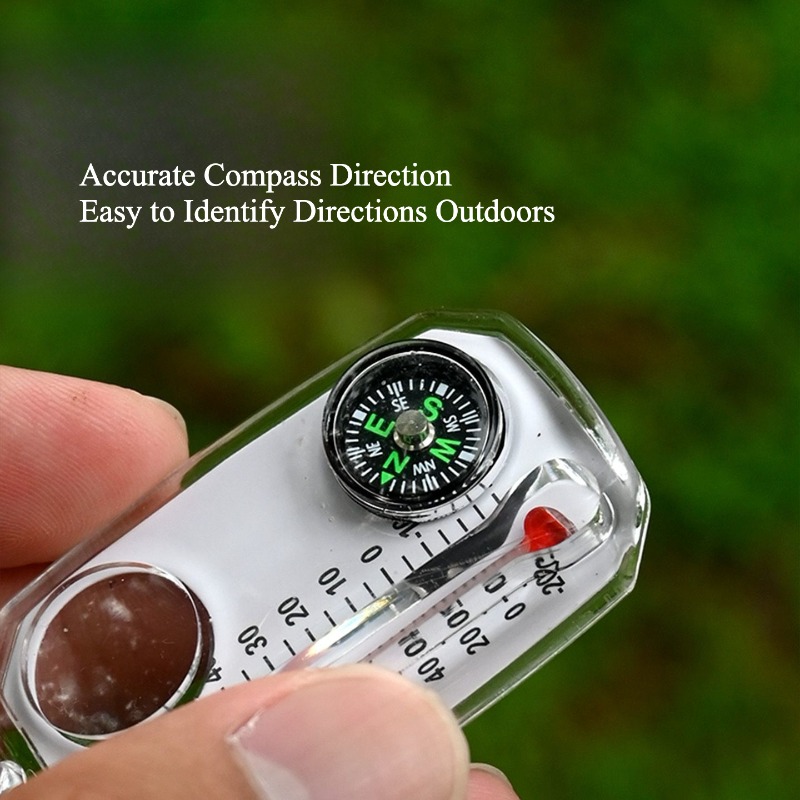 Compass Keychain Mini - Компас для выживания на природе, портативный