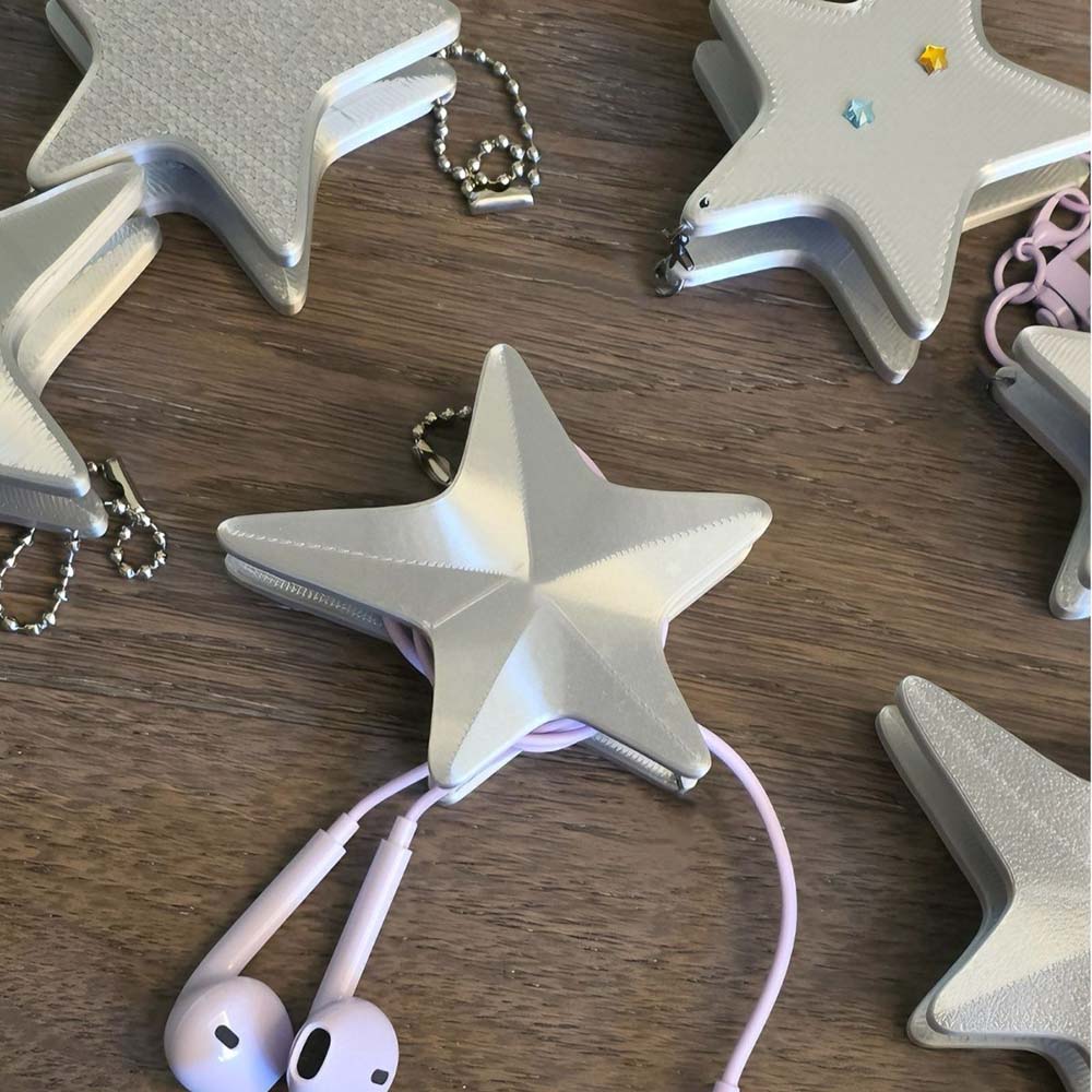3D-органайзер для кабелей Star – обзор и цена Cable Winder Keychain