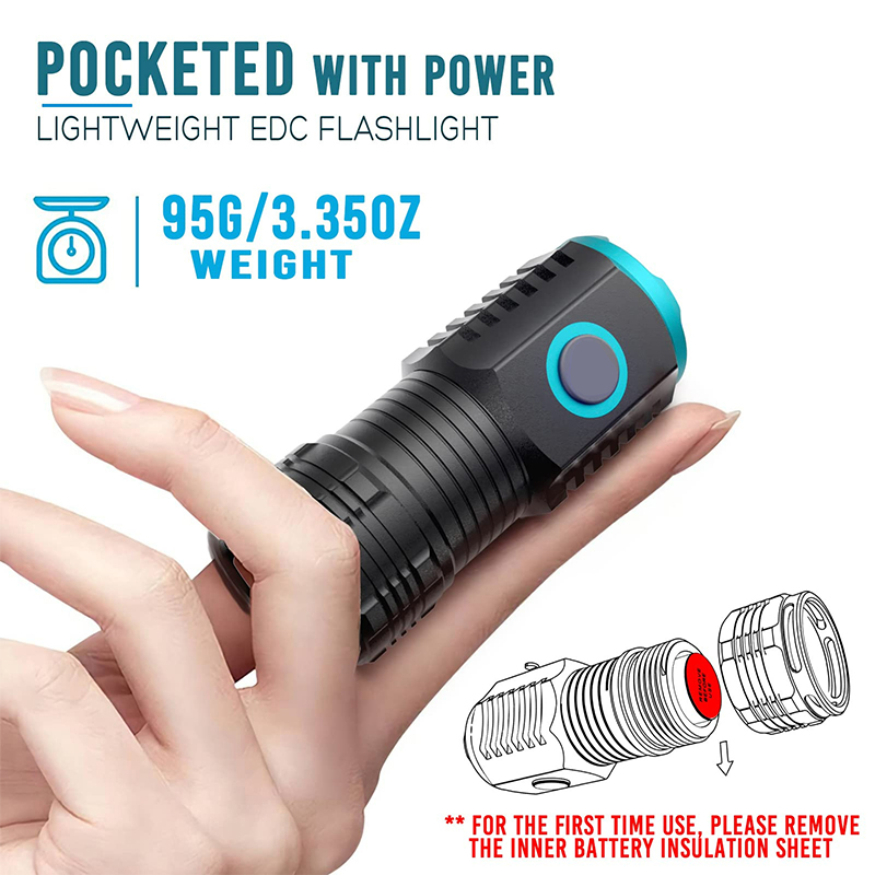 USB-перезаряжаемые фонарики ти – обзор и цена Edc Carry Flashlight