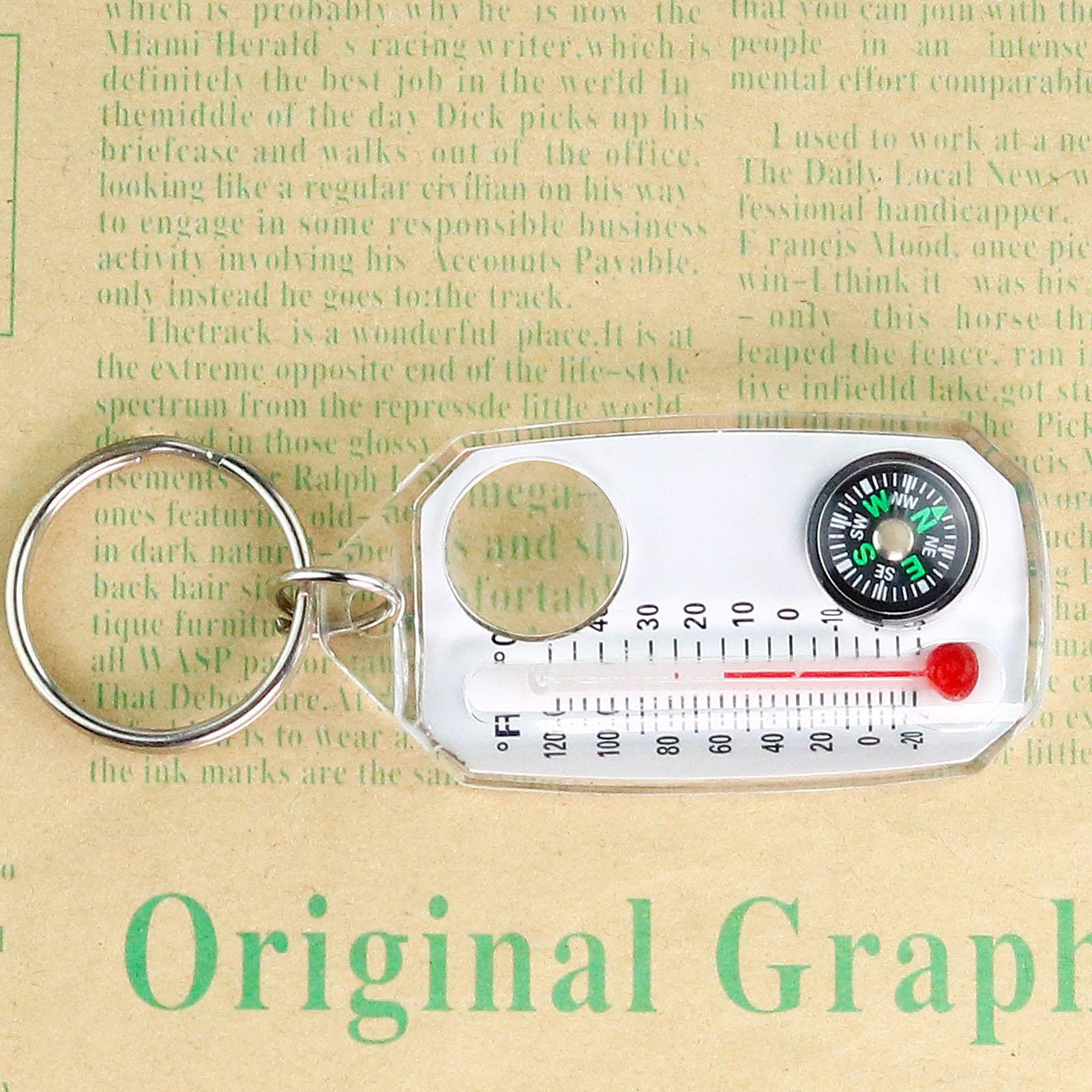 Компас для выживания 3-в-1: мн – обзор и цена Compass Keychain Mini