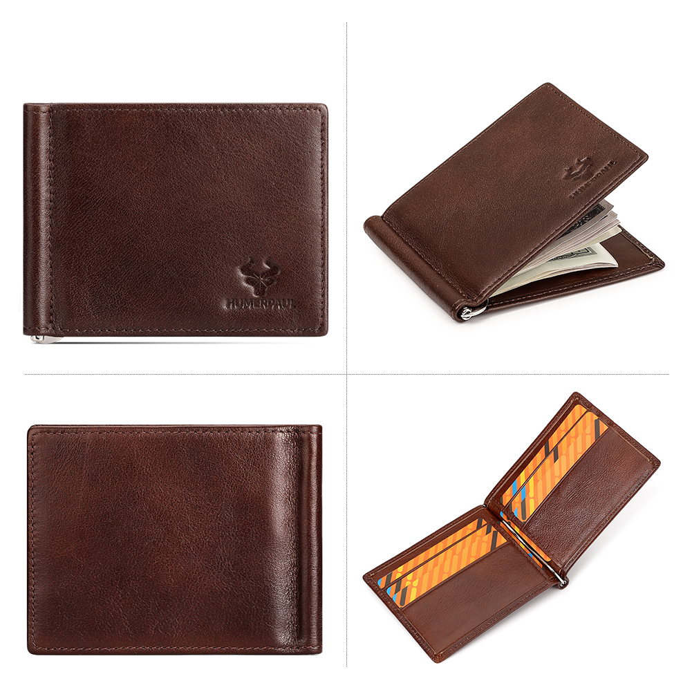 Мужской тонкий кошелек из нату – обзор и цена Money Clip Magnetic