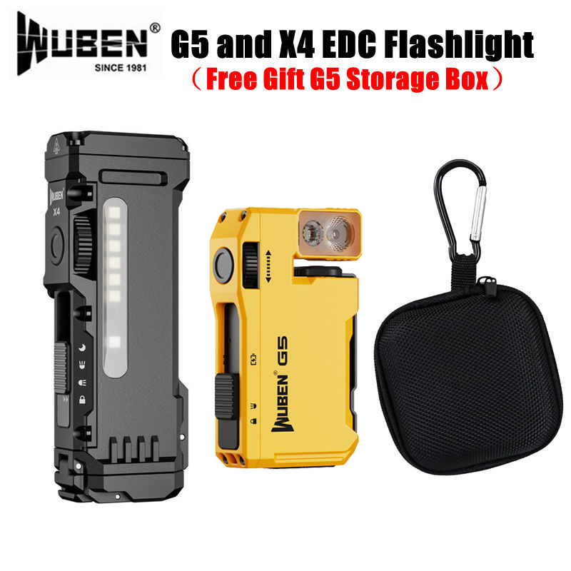 Фонарь WUBEN G5 & X4 EDC, пере – обзор и цена Edc Carry Flashlight