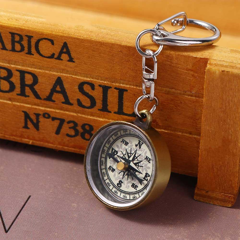 1 шт. Брелок-компас из цинково – обзор и цена Compass Keychain Mini