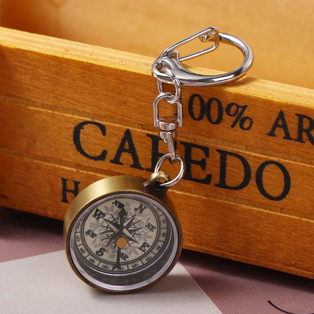 1 шт. Брелок-компас из цинково – обзор и цена Compass Keychain Mini