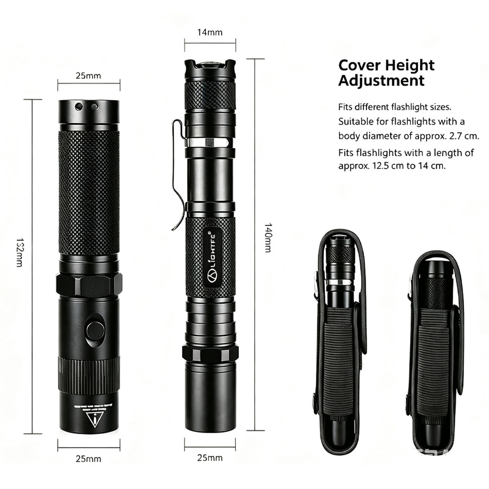 Тактический чехол для фонаря T – обзор и цена Edc Carry Flashlight