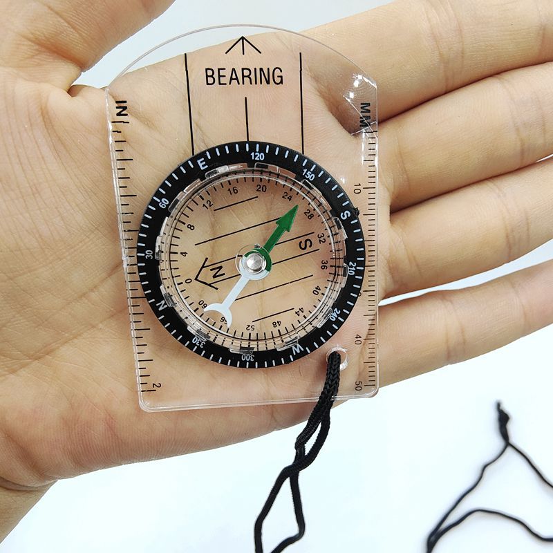 Новый мини-компас из прозрачно – обзор и цена Compass Keychain Mini